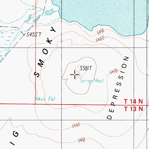 Topographic Map of McLeods Ranch Spring, NV