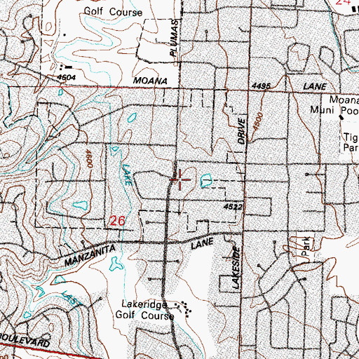 Topographic Map of Glatly Well, NV