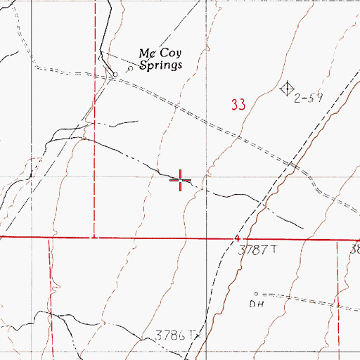 Topographic Map of J S Ranch Spring, NV