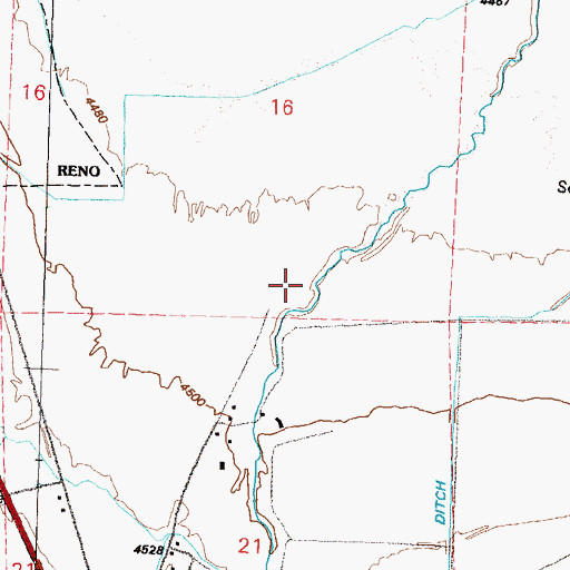 Topographic Map of Dimonte Spring, NV