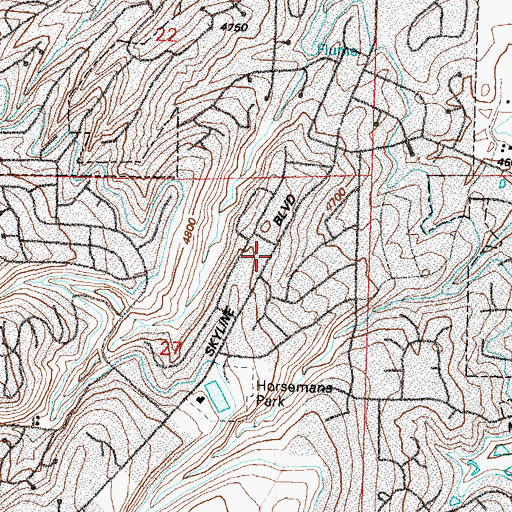 Topographic Map of Guisti Well, NV