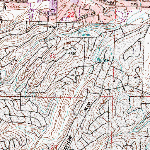 Topographic Map of Jack Horgan Well, NV