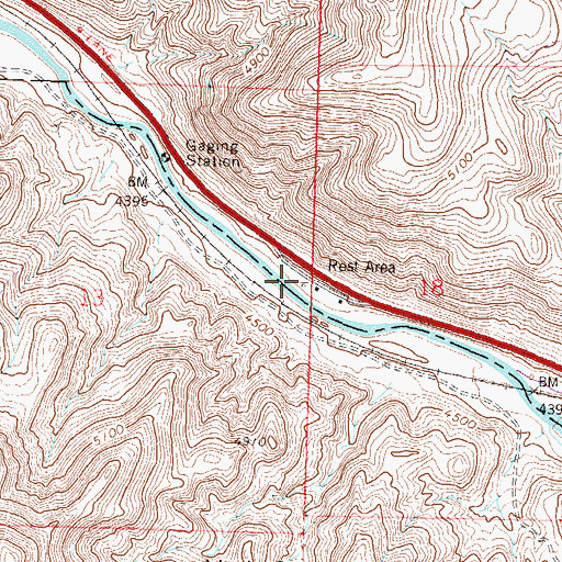 Topographic Map of Court of Antiquity, NV