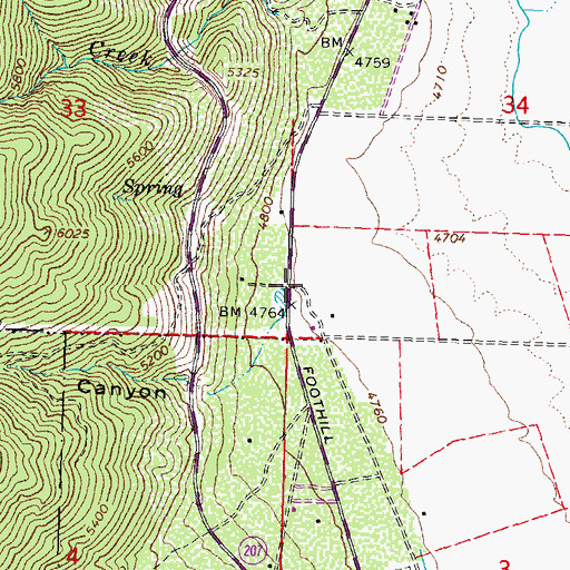 Topographic Map of Childs Station (historical), NV