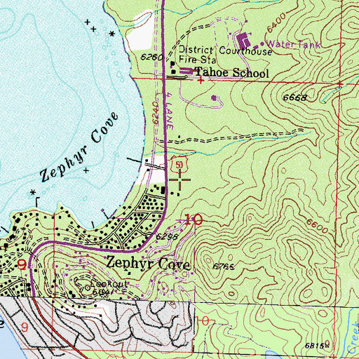 Topographic Map of Lake Valley, NV