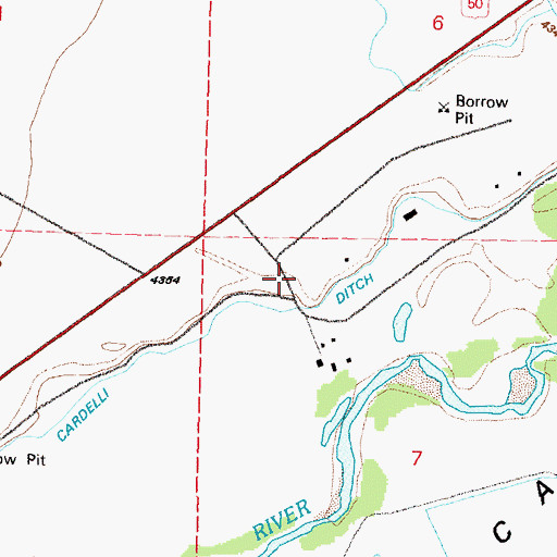 Topographic Map of Leversy Station (historical), NV