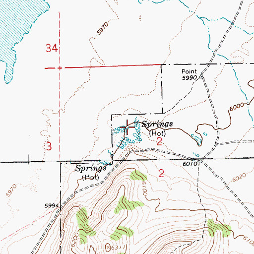 Topographic Map of Smith Ranch Spring, NV