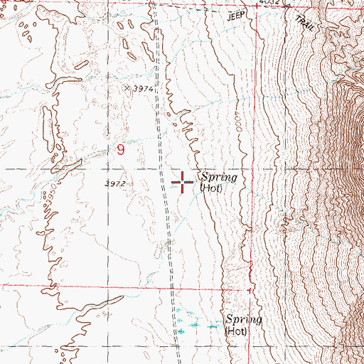 Topographic Map of Van Riper Spring, NV