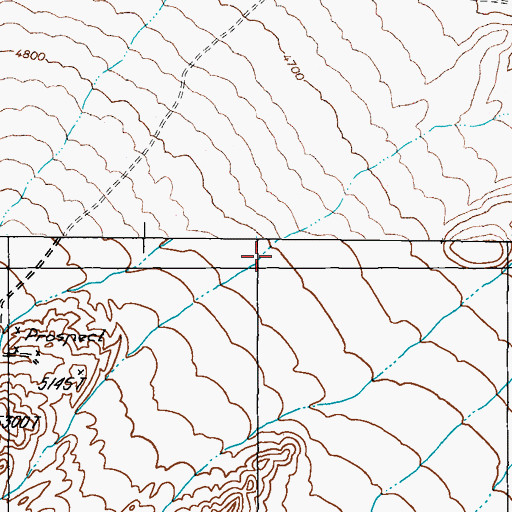 Topographic Map of Fish Spring, NV