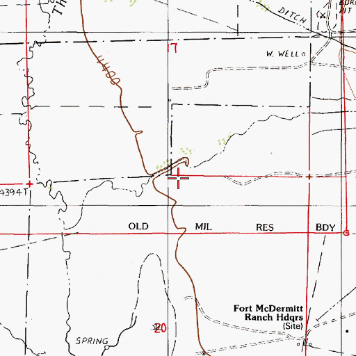 Topographic Map of Noques Nevada Well, NV