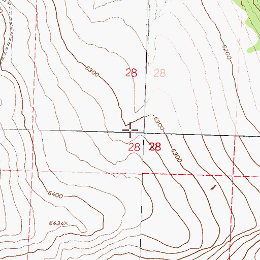 Topographic Map of Sheldon National Antelope Refuge, NV
