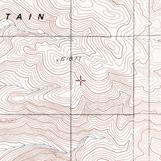 Topographic Map of Death Valley National Park, CA