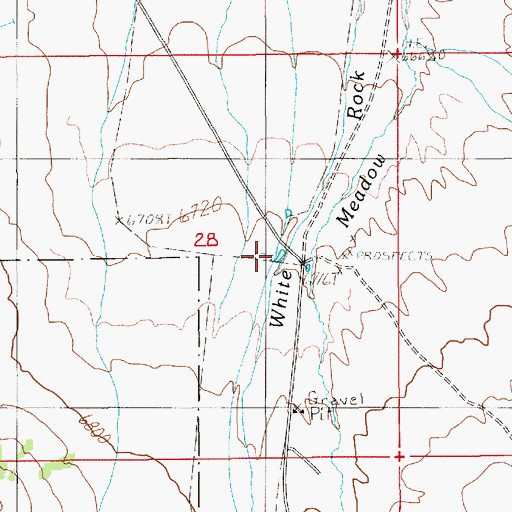 Topographic Map of Antelope Valley Spring, NV