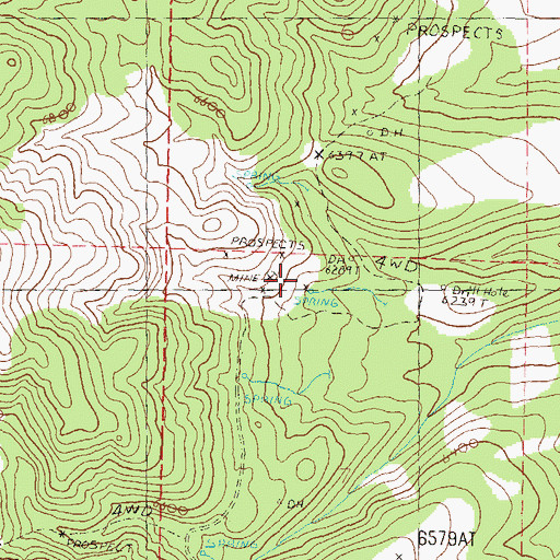 Topographic Map of Stone Cabin (historical), NV