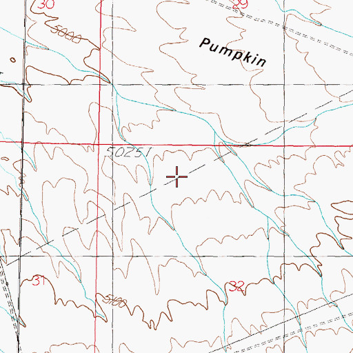 Topographic Map of Four Mile Fence, NV