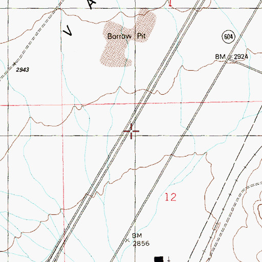 Topographic Map of Goodsprings Township, NV