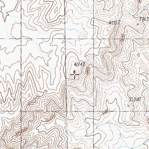 Topographic Map of Moapa Township, NV