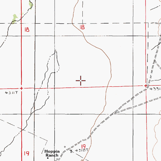Topographic Map of McDermitt Township, NV