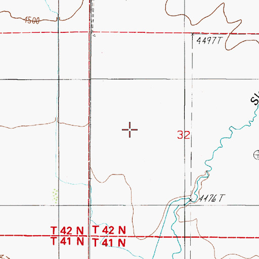 Topographic Map of Paradise Valley Township, NV