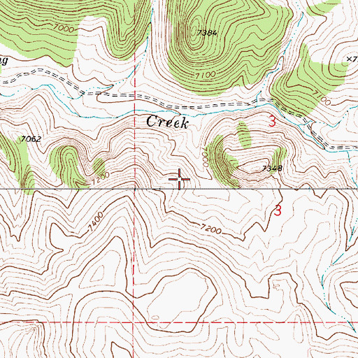 Topographic Map of Austin Township, NV