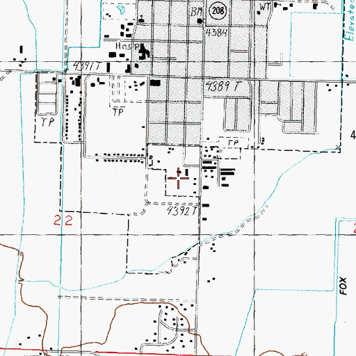 Topographic Map of Mason Valley Township, NV