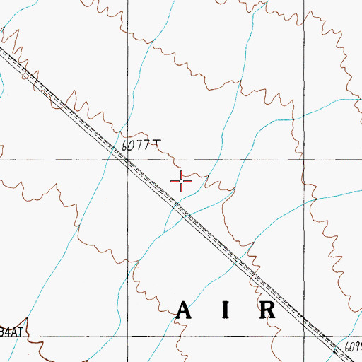 Topographic Map of Tonopah Township, NV