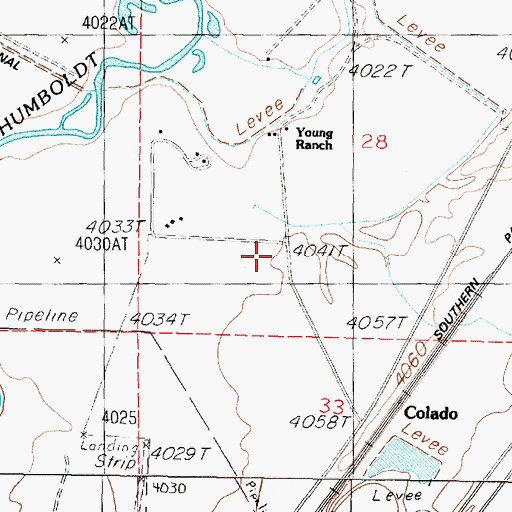 Topographic Map of Lake Township, NV