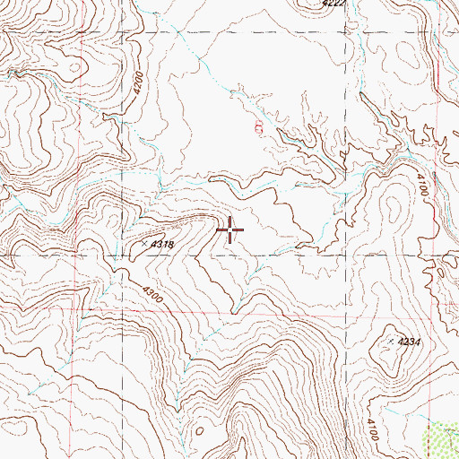 Topographic Map of Gerlach Township, NV
