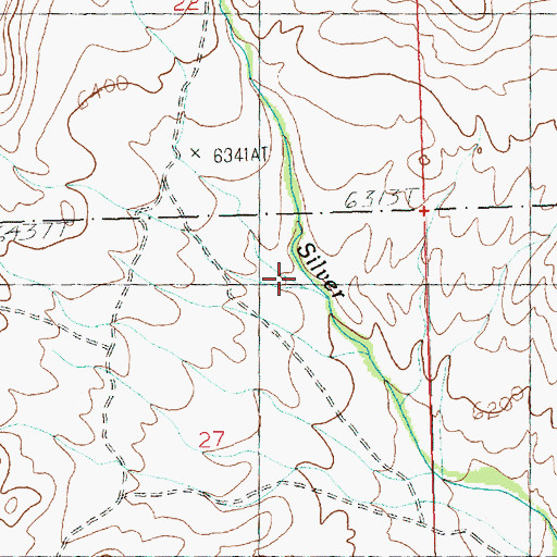 Topographic Map of Baker Township, NV