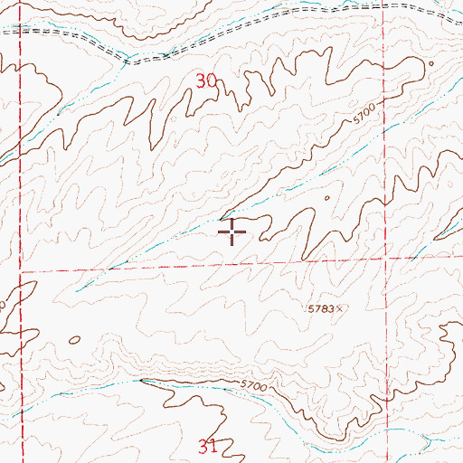 Topographic Map of Elko County, NV