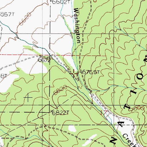 Topographic Map of Pedro (historical), NV