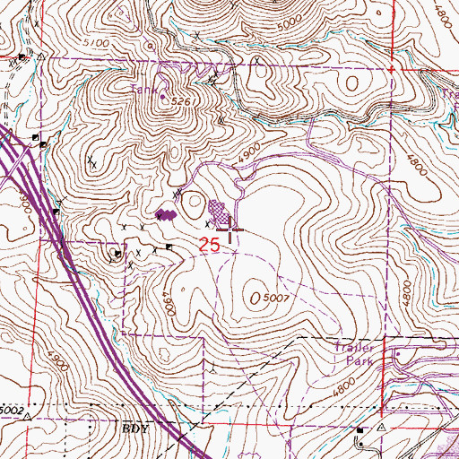 Topographic Map of Truckee Meadows Community College, NV