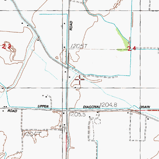 Topographic Map of A Line Canal, NV