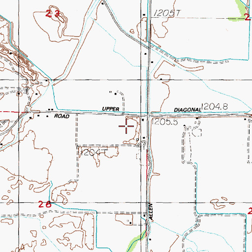 Topographic Map of Lone Tree School (historical), NV