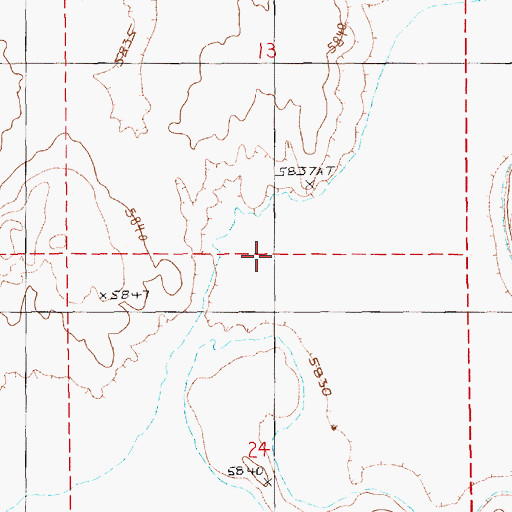 Topographic Map of Newark Lake, NV