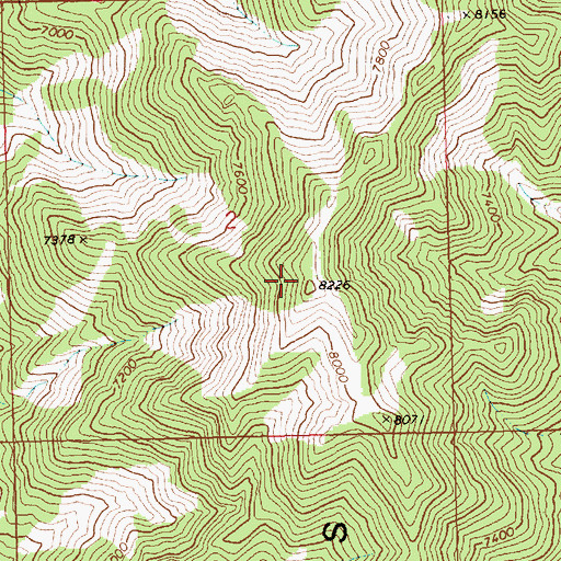 Topographic Map of Pequop Mountains, NV