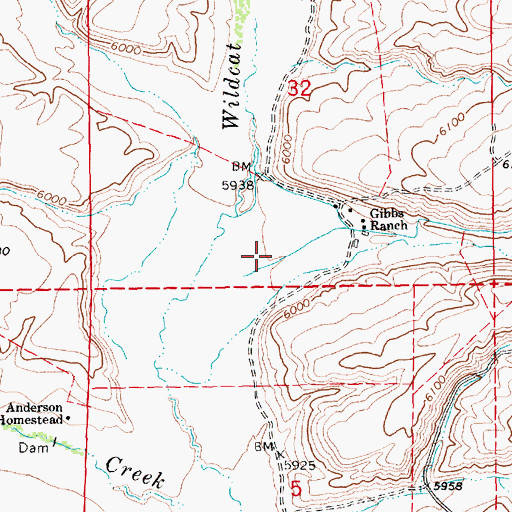Topographic Map of O'Neil Elementary School, NV