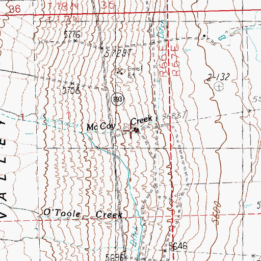 Topographic Map of Taft School (historical), NV