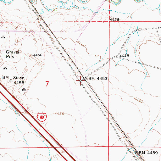 Topographic Map of Stone House (historical), NV