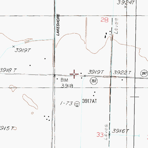Topographic Map of Lower Valley School (historical), NV