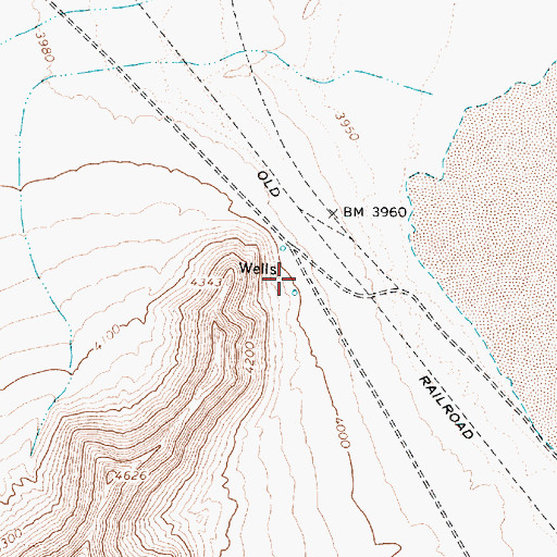 Topographic Map of Thorpe Mill (historical), NV