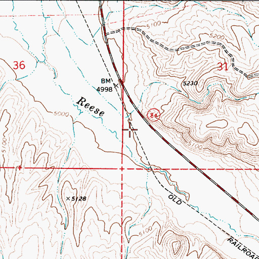 Topographic Map of Vicks Stage Station (historical), NV