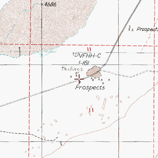 Topographic Map of Fish Lake (historical), NV