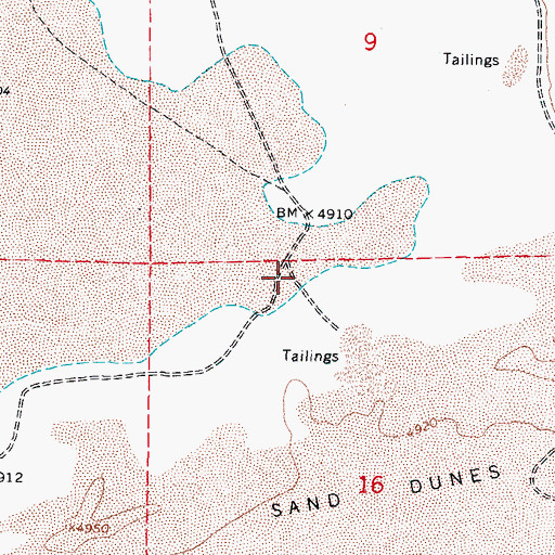 Topographic Map of Smith Borax Reduction Works (historical), NV