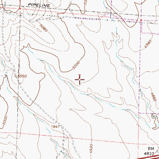 Topographic Map of George Westergard Elementary School, NV