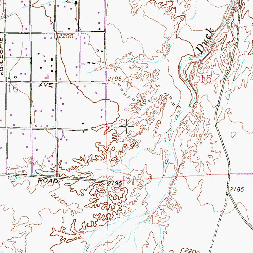 Topographic Map of John R Beatty Elementary School, NV