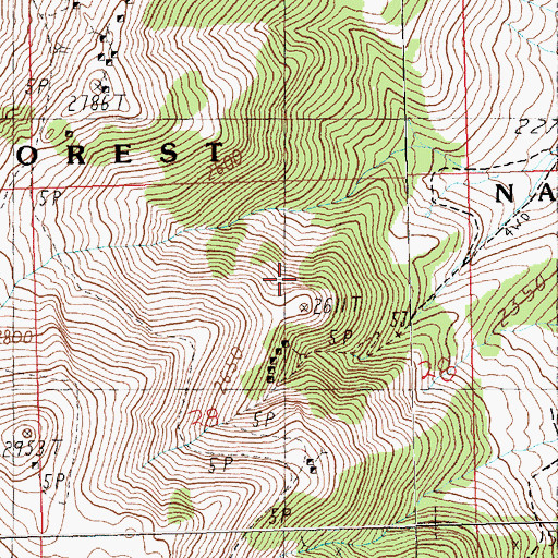 Topographic Map of Aurum Mining District, NV