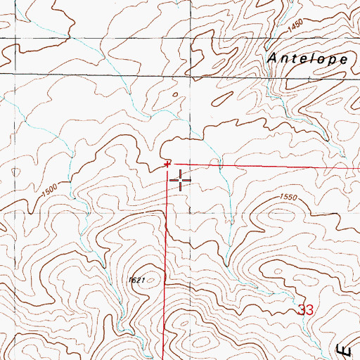 Topographic Map of Sawtooth Mining District, NV