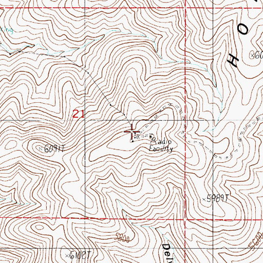 Topographic Map of Dutch Flat Mining District, NV
