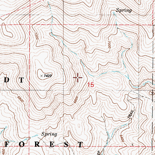 Topographic Map of Paradise Valley Mining District, NV